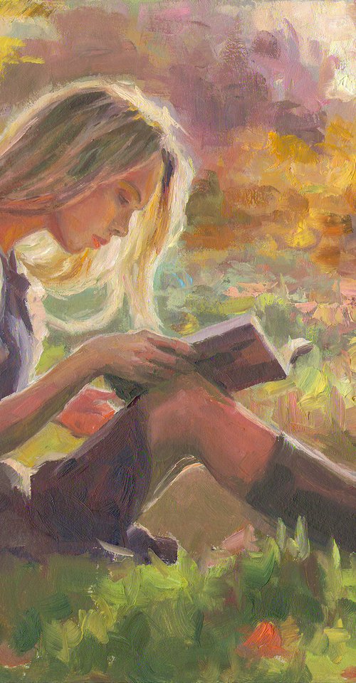 Reading #9 by Vachagan Manukyan