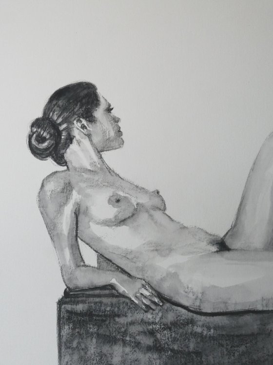 Reclining female nude