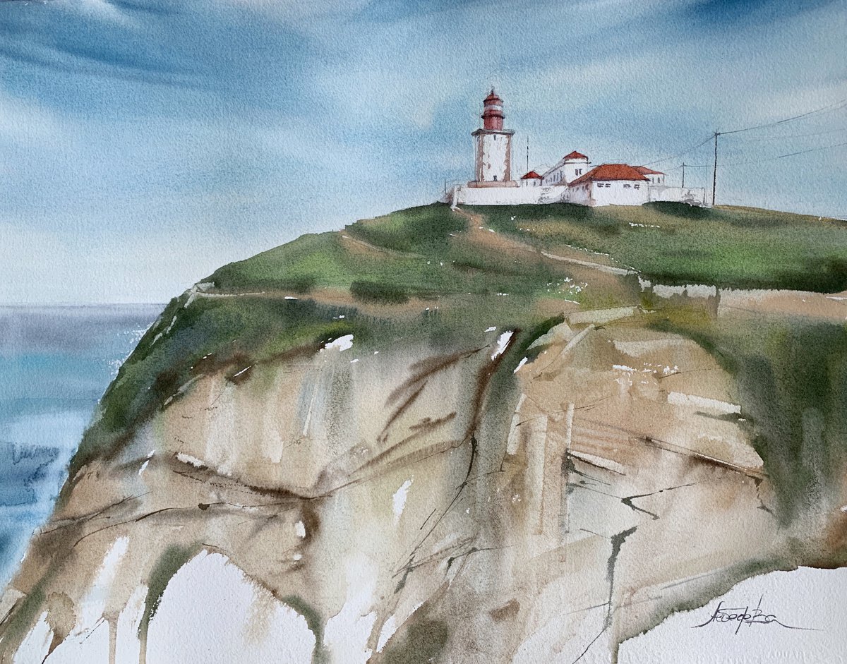 Lighthouse at Cabo da Roca by Oksana Lebedeva