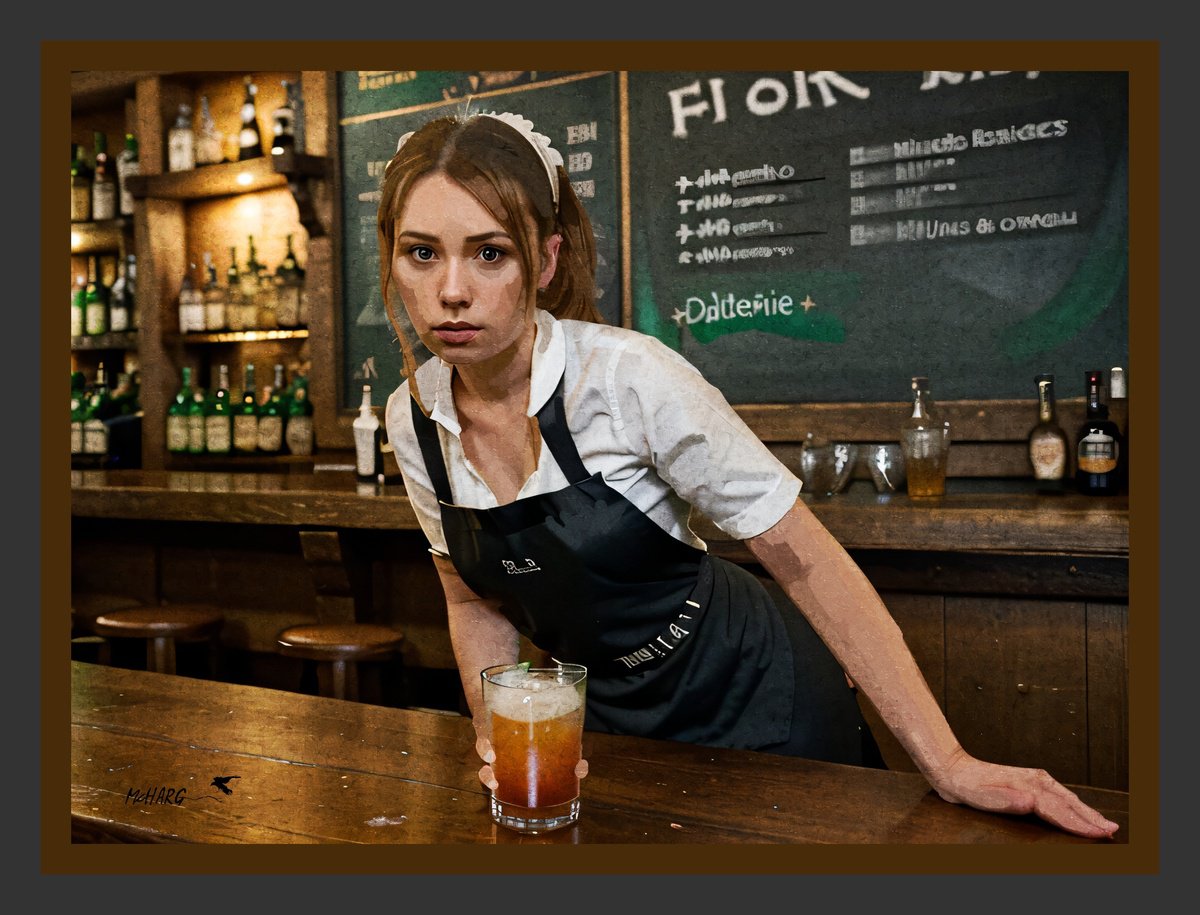 BARMAID #4 s by Joe McHarg