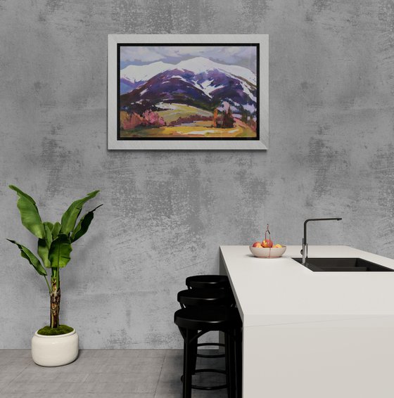 Breath of spring in the mountains