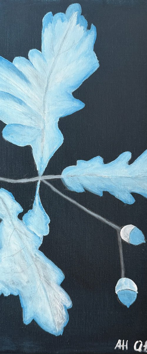 Acorn blue by Alan Horne Art Originals