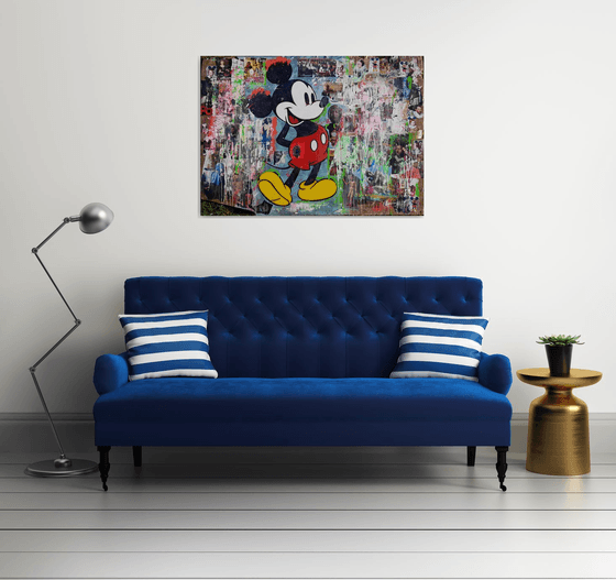 Micky Mouse in art