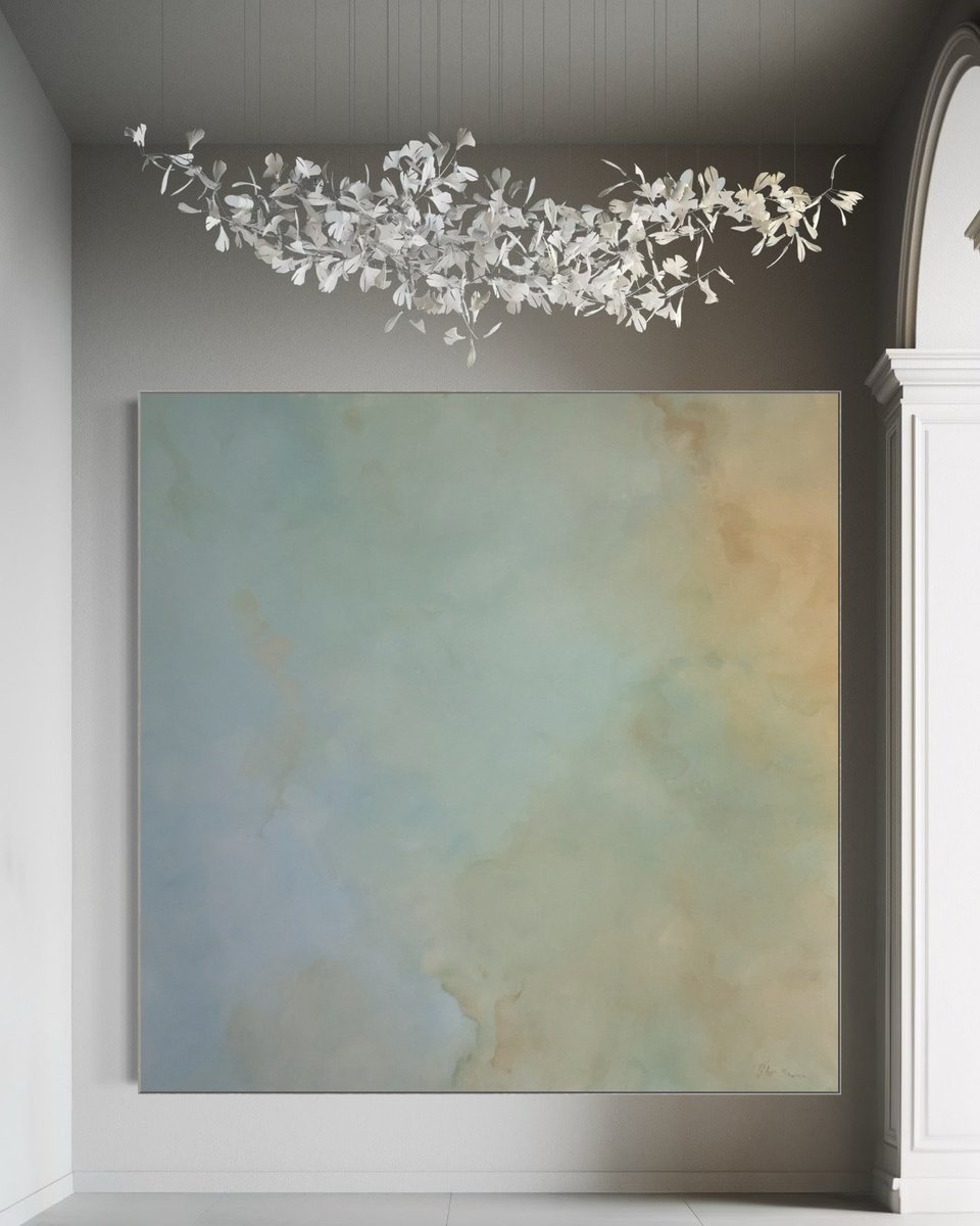  Aqua By Gabriela Azar Schreiner, 71 X 71, Artwork For Sale On Artfinder