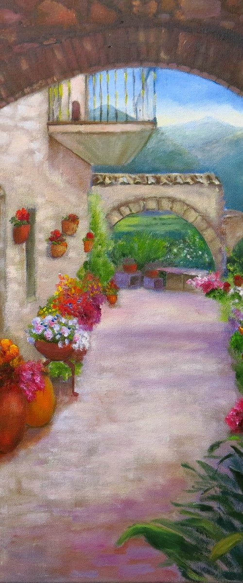 Spello, Umbria by Maureen Greenwood