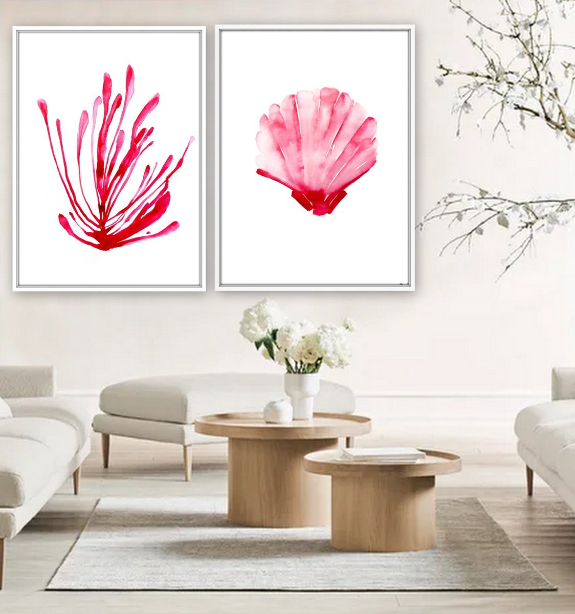 Impressionistic Animal Watercolour By Nadia Moniatis, 25 X 34", Sea, Original Artwork