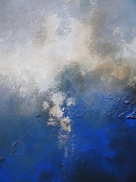 blue mornings (120 x 80 cm)