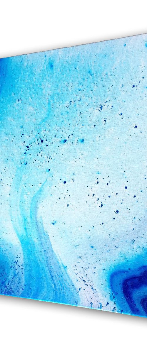 "Snow Blind" - Original Abstract PMS Acrylic Painting - 16 x 20 inches by Preston M. Smith (PMS)