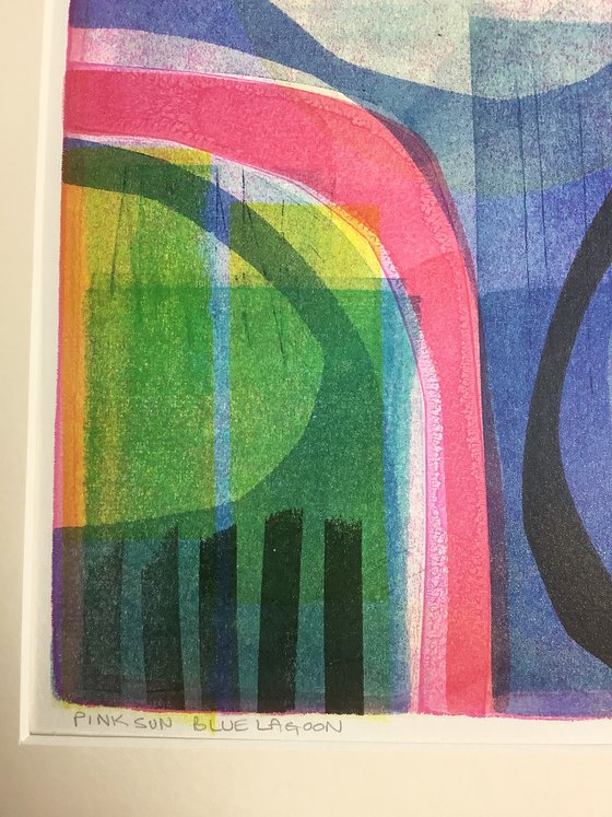 Pink Sun, Blue Lagoon