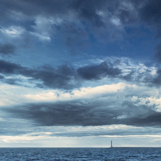 In the blue sea of sadness.