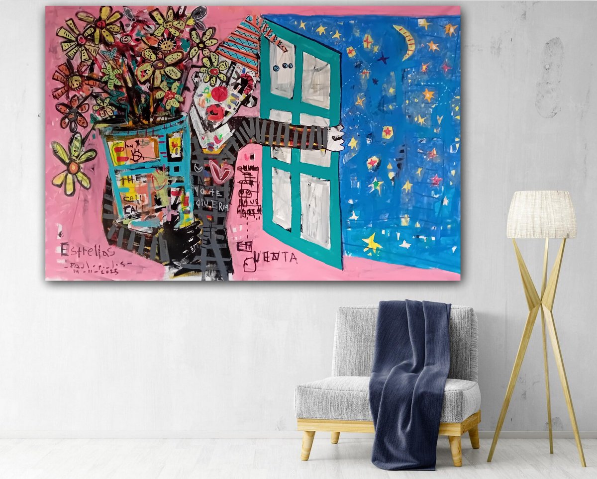 Vendo Estrellas By Dimitris Pavlopoulos, 59 X 39, Artwork For Sale On Artfinder