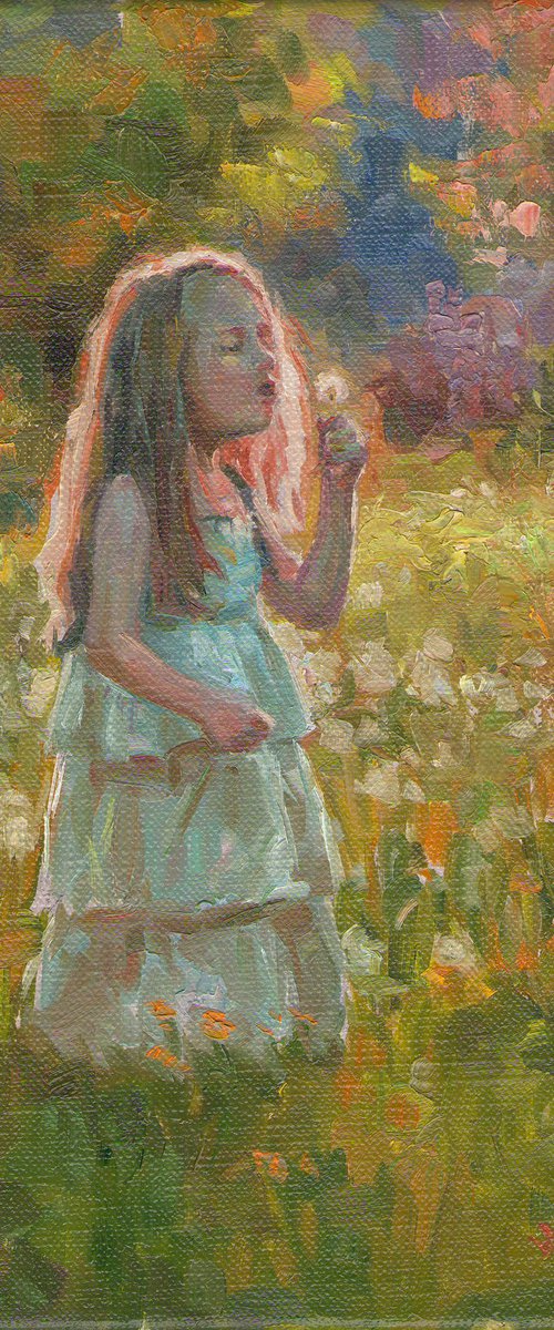 Sun and dandelions by Vachagan Manukyan