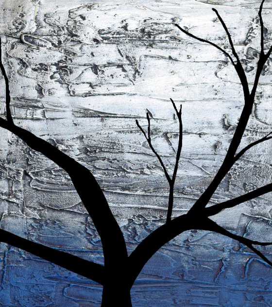 Silver Tree 60 x 28 "