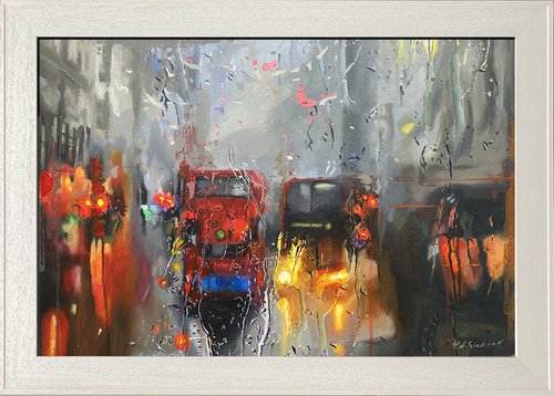 London Rain by Helen Sinfield