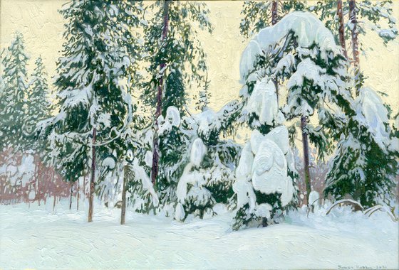 Fairytale forest in Abramtsevo