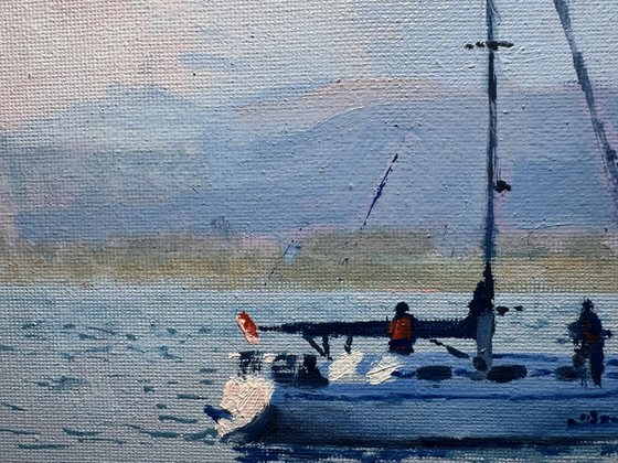 Seascape with Sailboats 52