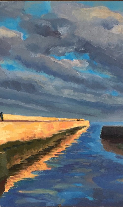 Harbour Pier, St Andrews, Fife by Stephen Howard Harrison