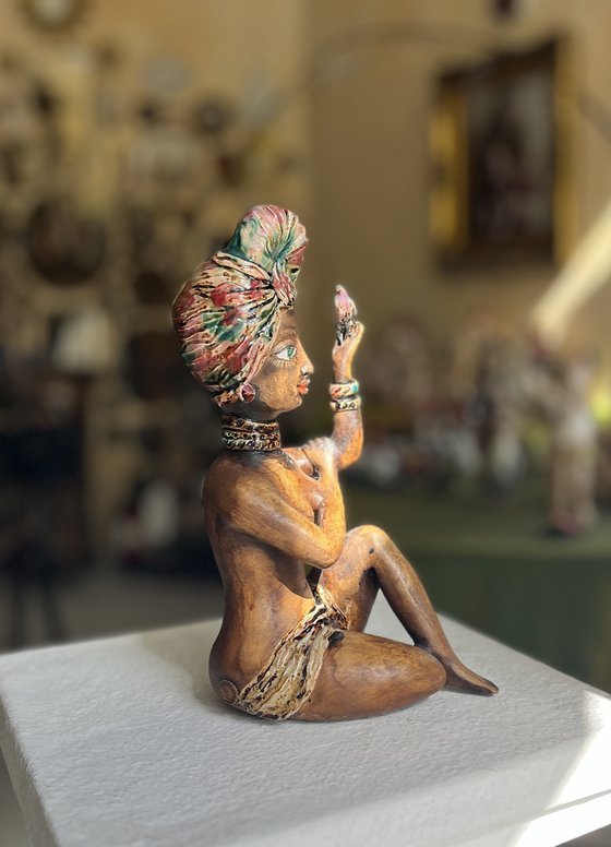 Meditation with a bird