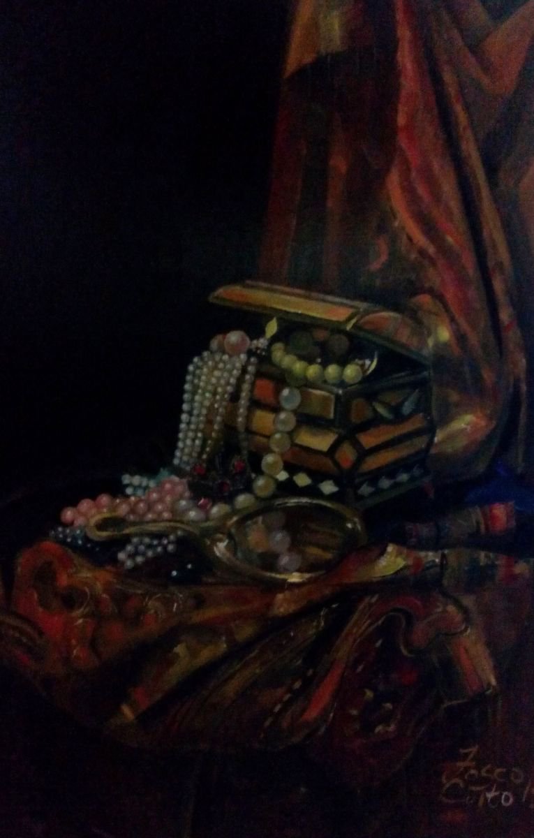 Oil Painting , Still Life By Fosco Culto, 18 X 26, Artwork For Sale On Artfinder