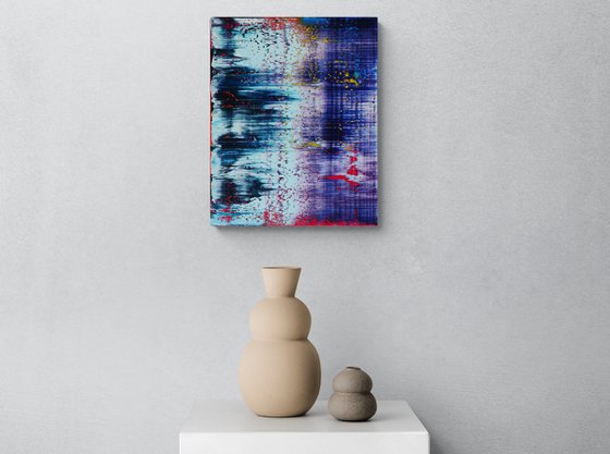 50x40 cm Purple Abstract Painting Oil Painting Canvas Art
