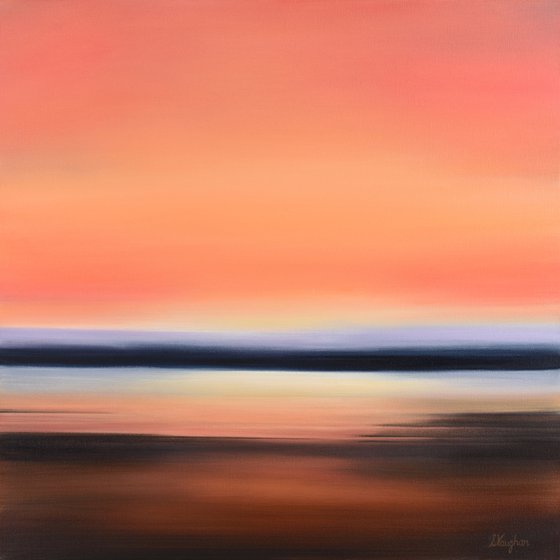 Sunset Glow - Abstract Landscape