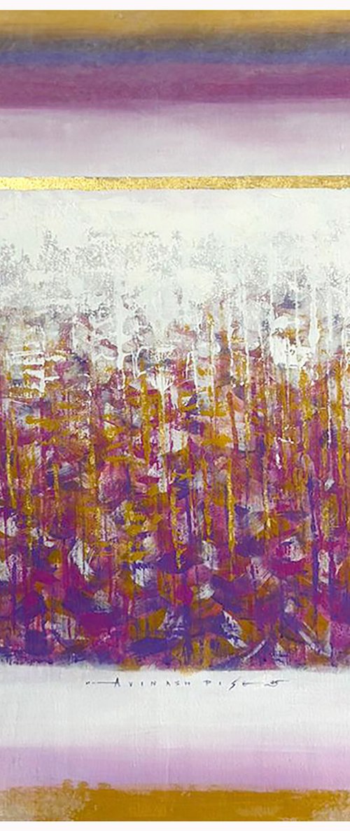 Golden Rhythm_36"X36" by Avinash Pise
