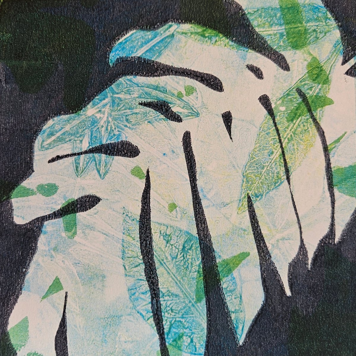 Impressionistic Botanical Limited Edition Print By Jay Seabrook, 10 X 11, Tropical 2, Original Artwork