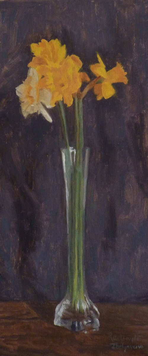 A Bouquet of Daffodils by Radosveta Zhelyazkova