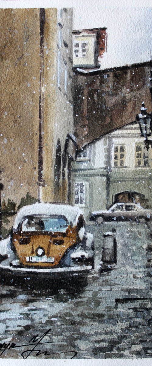 Prague street by Volodymyr Melnychuk