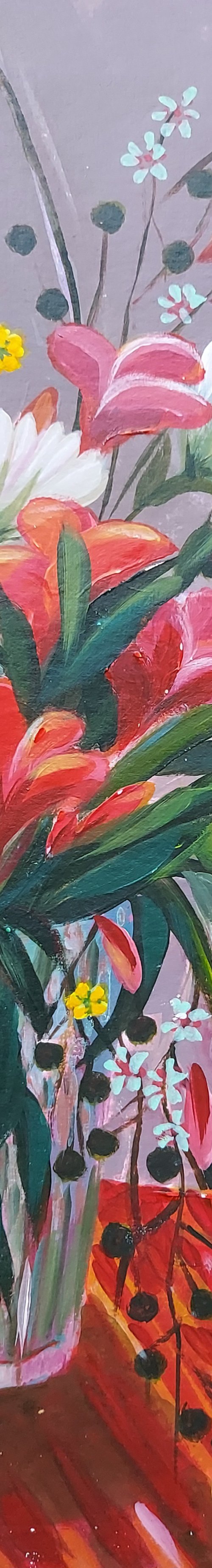 Flowers and olive branch by GITTI gv