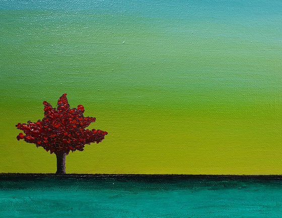 Lone tree #10 - 40x40cm