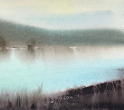 Abstract landscape #4 by Eugenia Gorbacheva