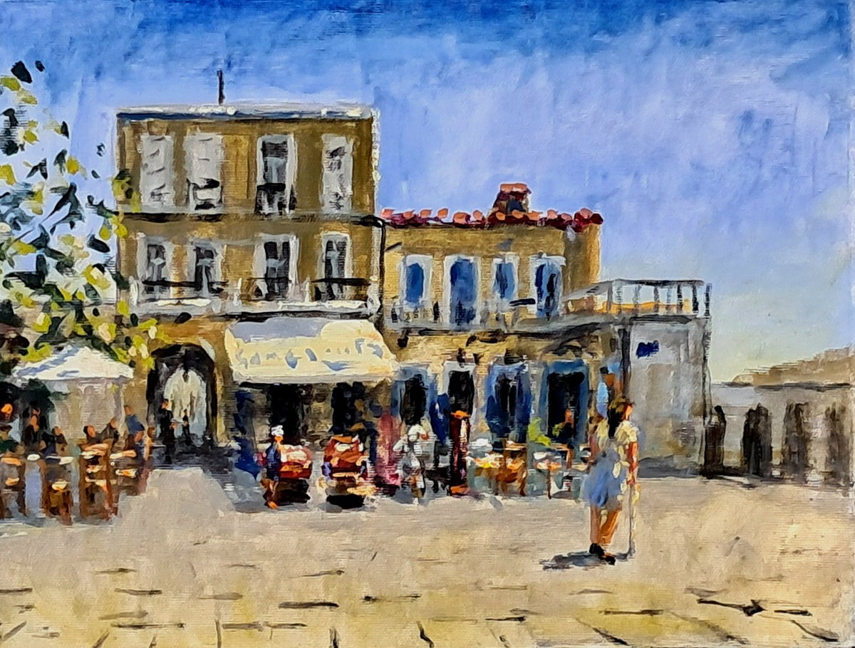  Island Square By Dimitris Voyiazoglou, 20 X 17, Artwork For Sale On Artfinder