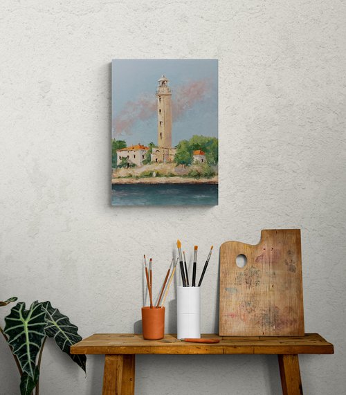 Savudria lighthouse in Croatia. Adrriatic sea by Marinko Šaric