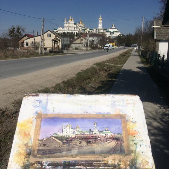 View of the Pochaiv Lavra