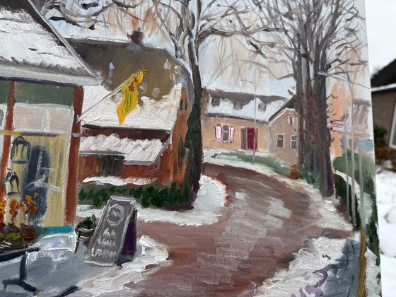 Dalen Flower Shop in Winter