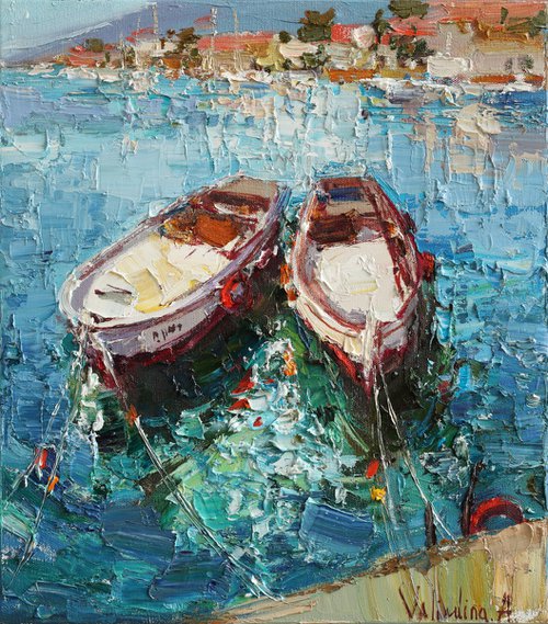 Rowing Boats by Anastasiia Valiulina