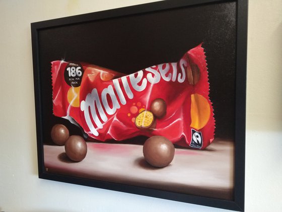 Big Maltesers still life