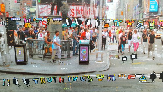 Times Square New York Laundry Televisions