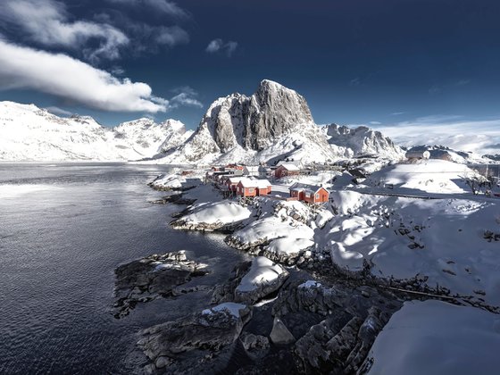 SPECIAL LIGHT IN HAMNØY Lofoten Islands Limited Edition