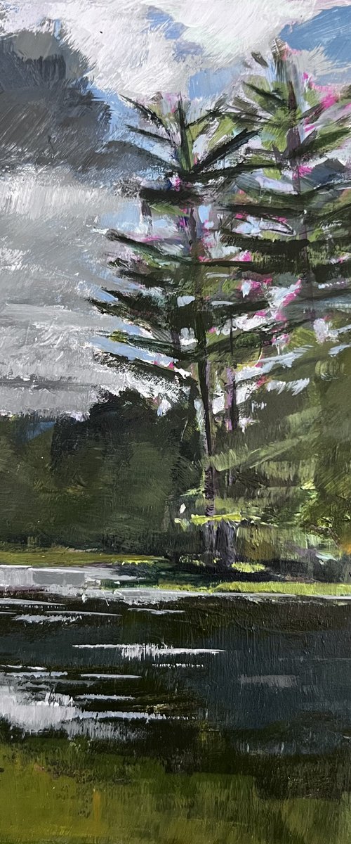 Rain Clouds Over Hawley by Jimmy Leslie