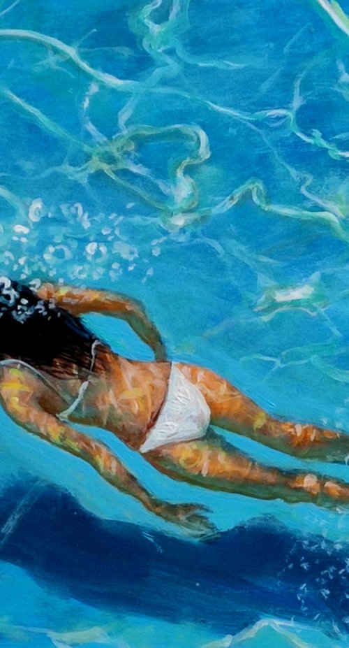 Girl swimming23 by Vishalandra Dakur