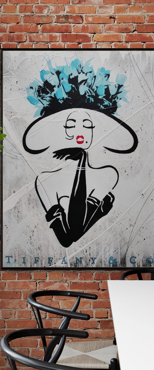 Raw Sass 140cm x 100cm Textured Urban Pop Art by Franko