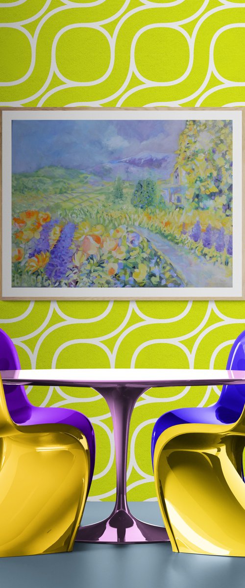 Tuscan Hills by Lesley Blackburn