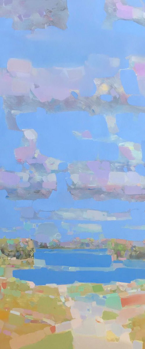 Sunny Day, Original oil painting, Handmade artwork, One of a kind by Vahe Yeremyan