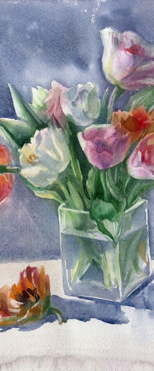 Spring Tulips by SVITLANA LAGUTINA