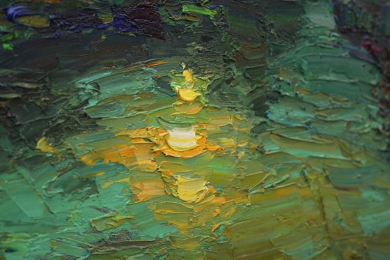 Mysterious Night over the river