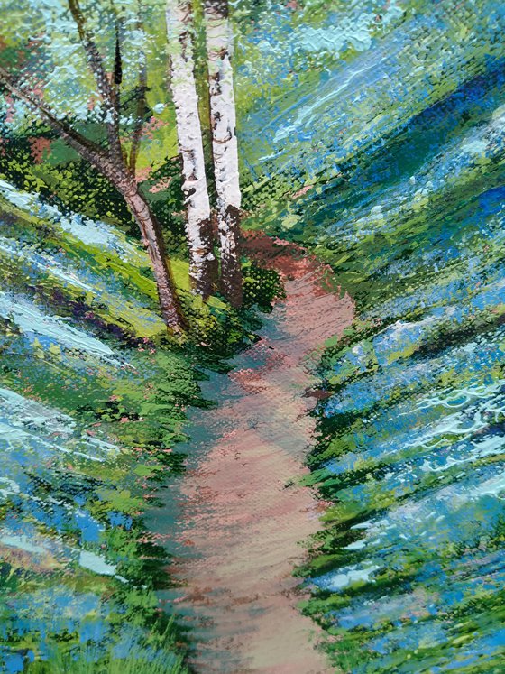 Dappled Light, Woodland Path