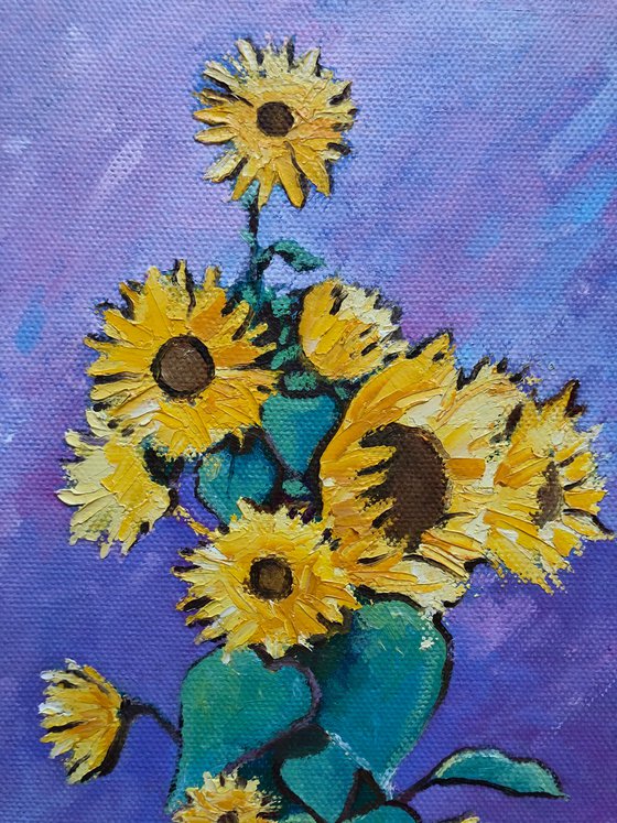 Yellow Sunflower Painting
