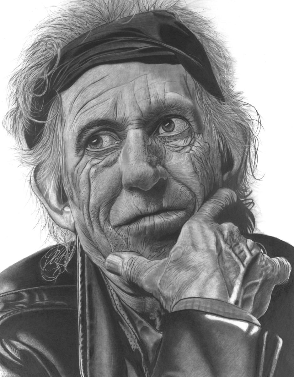 Keith Richards by Paul Stowe